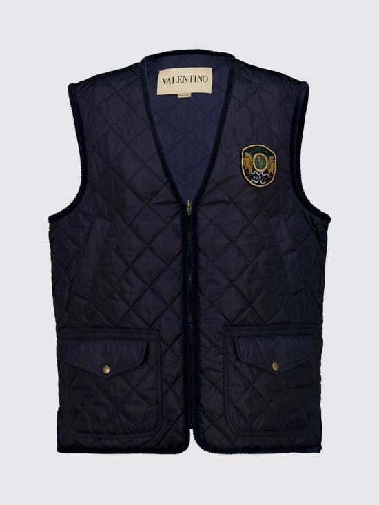 26SS 발렌티노 가라바니 베스트 8V3CMB07713 598 Navy - VALENTINO GARAVANI