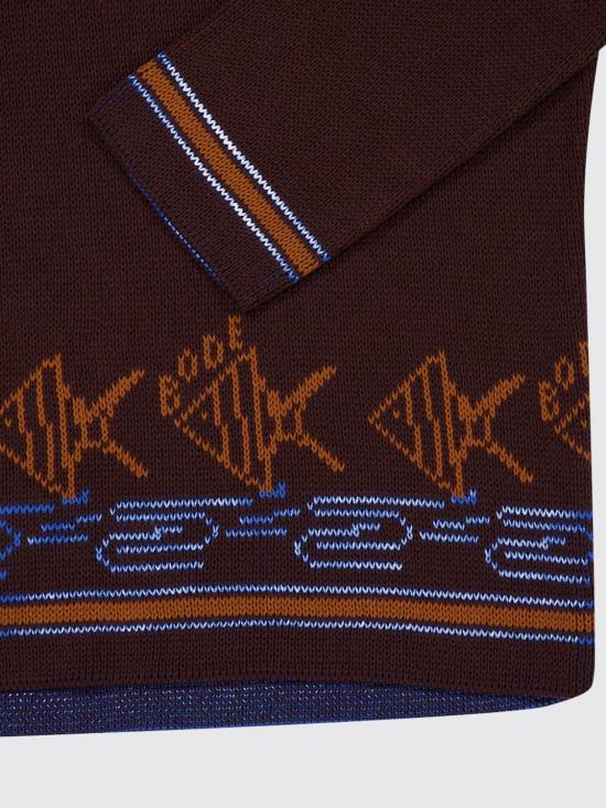 26SS 보디 스웨터 MRS26KT006 BRMLT Brown - BODE