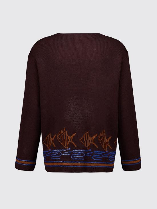 26SS 보디 스웨터 MRS26KT006 BRMLT Brown - BODE