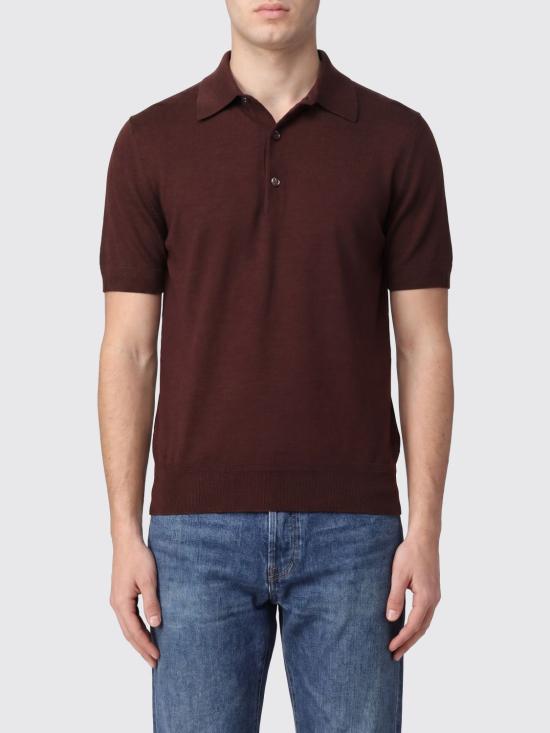 26SS 톰포드 폴로 티셔츠 KPS039YMK073 ECN Cocoa