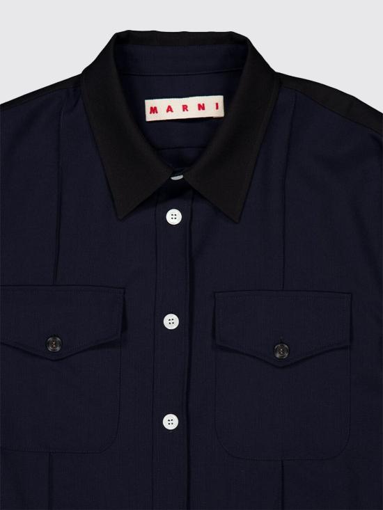 26SS 마르니 셔츠 CUMU0368Q1UTW839 00B99 Blue - MARNI