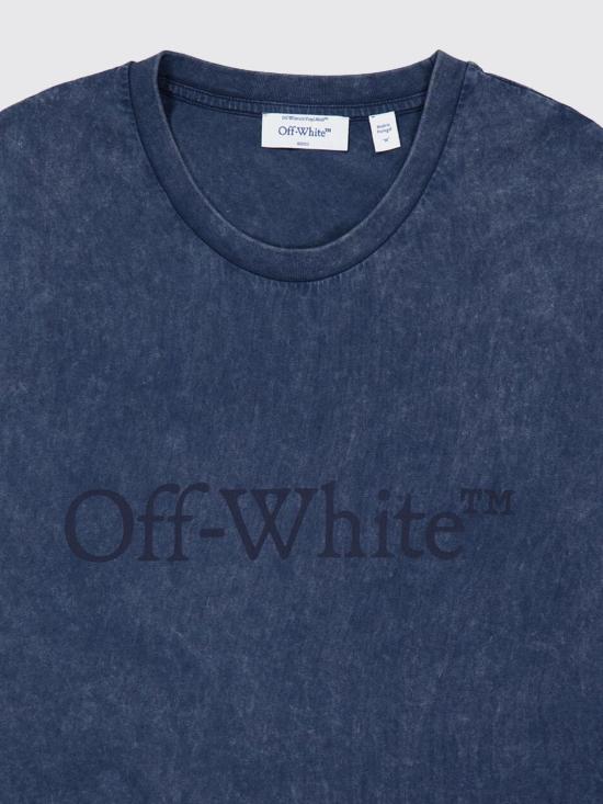 26SS 오프화이트 반팔 티셔츠 44MAC02FS26J001 4001 Blue - OFF WHITE