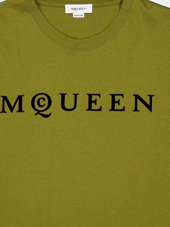 26SS 알렉산더 맥퀸 반팔 티셔츠 847750QTAD5 0314 Olive - ALEXANDER MCQUEEN