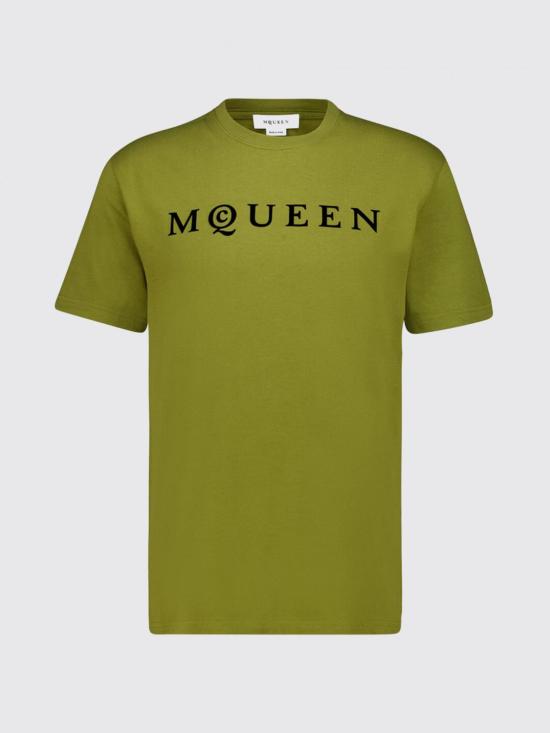 26SS 알렉산더 맥퀸 반팔 티셔츠 847750QTAD5 0314 Olive - ALEXANDER MCQUEEN
