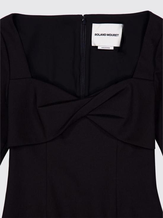 26SS 롤랑뮤레 롱 원피스 RMRS26008MAST BLK Black - ROLAND MOURET