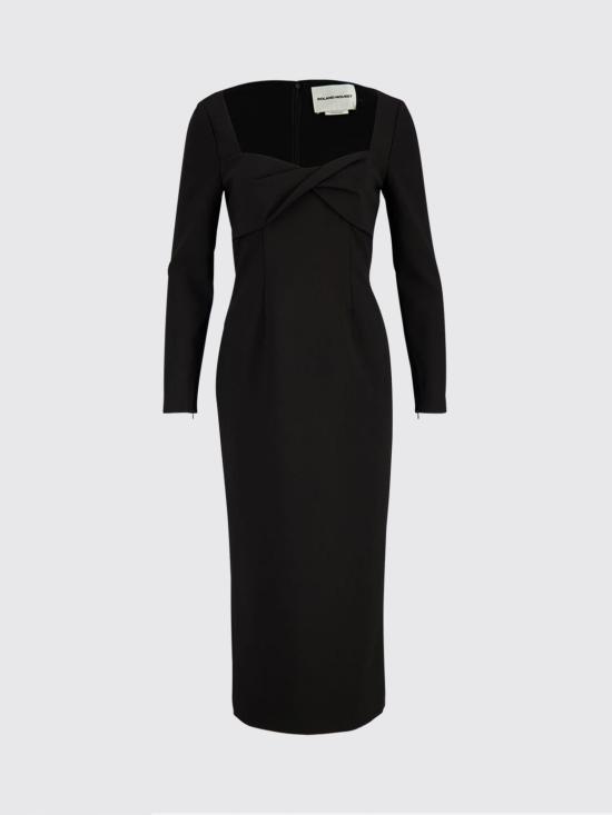 26SS 롤랑뮤레 롱 원피스 RMRS26008MAST BLK Black - ROLAND MOURET