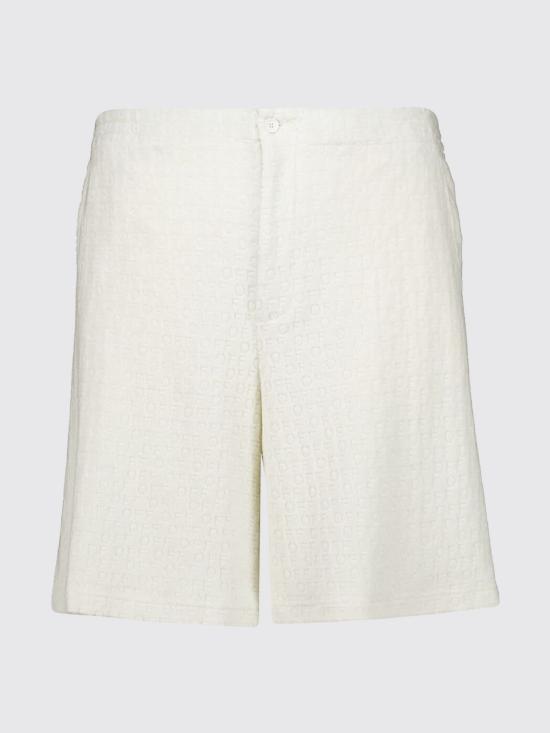 26SS 오프화이트 숏팬츠 44XCB092C9J0010110 0A00 Yellow Cream - OFF WHITE