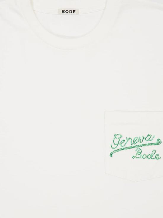 26SS 보디 반팔 티셔츠 MRS26CS028 CREAM Yellow Cream - BODE