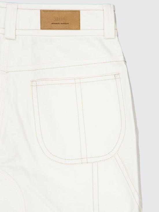 26SS 아미 코튼 워커 트라우저 HTR864CO0211 136 White - AMI