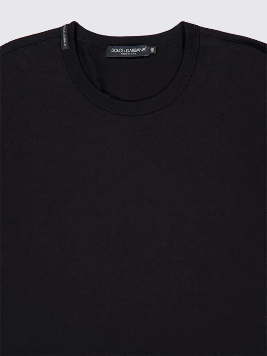 26SS 돌체앤가바나 코튼 티셔츠 G8JX7TG7P1A N0000 Black - DOLCE & GABBANA