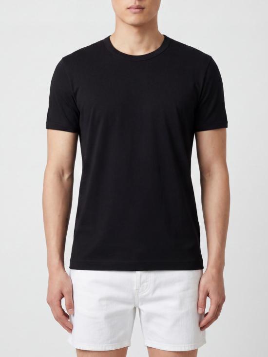 26SS 돌체앤가바나 코튼 티셔츠 G8JX7TG7P1A N0000 Black