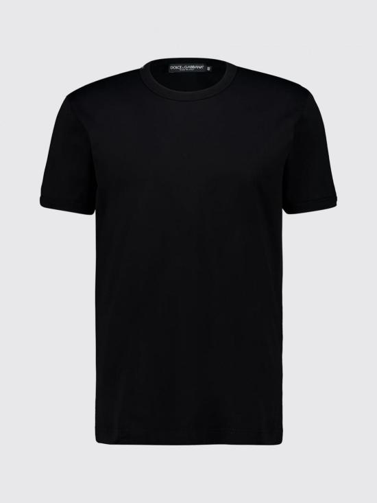 26SS 돌체앤가바나 코튼 티셔츠 G8JX7TG7P1A N0000 Black - DOLCE & GABBANA