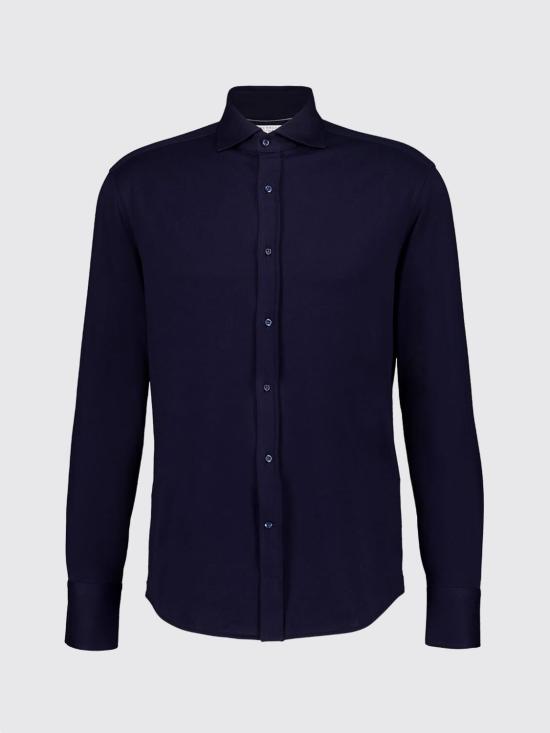 26SS 브루넬로 쿠치넬리 셔츠 M0B136686 C6134 Navy - BRUNELLO CUCINELLI