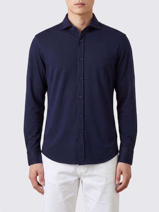 26SS 브루넬로 쿠치넬리 셔츠 M0B136686 C6134 Navy