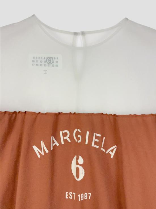 26SS MM6 메종마르지엘라 긴팔 티셔츠 S62GD0213M20108 904 TERRACOTTA RED - MM6 MAISON MARGIELA