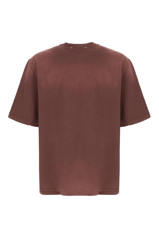 26FW 골든구스 반팔 티셔츠 GUP01873P002420 40233 WINE - GOLDEN GOOSE