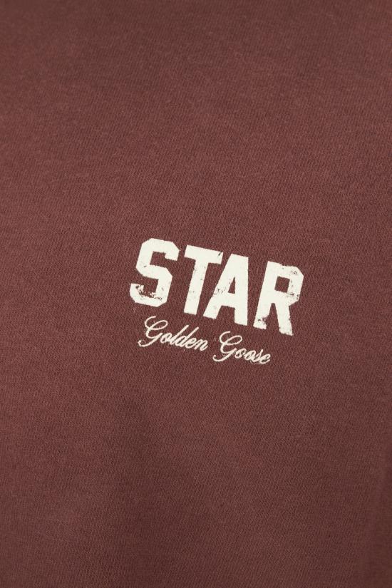 26FW 골든구스 반팔 티셔츠 GUP01873P002420 40233 WINE - GOLDEN GOOSE