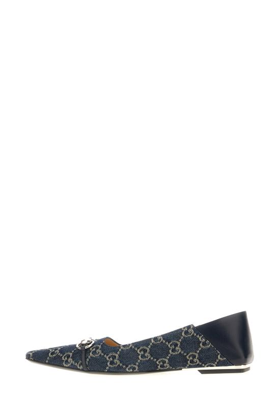 26FW 구찌 플랫 슈즈 A0034PFAF95 4741 DENIM - GUCCI