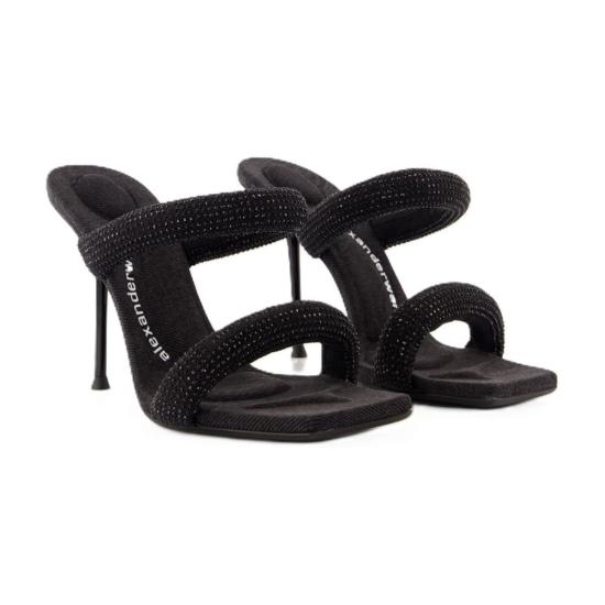  알렉산더 왕 뮬/슬리퍼 줄리 튜블러  블랙 - ALEXANDER WANG