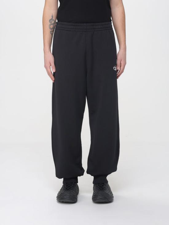 26FW 디젤 P 마르키 레귤러 핏 스웨트 팬츠 A21794 0BKBW 900 BLACK DOM