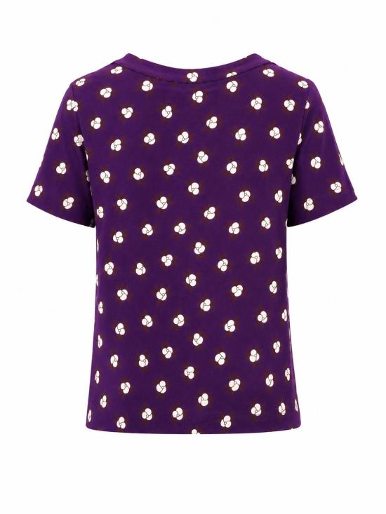 26FW 로라 우비나티 반팔 티셔츠 I1T02SC PURPLE - LAURA URBINATI