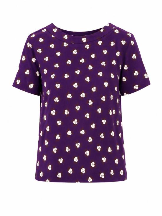 26FW 로라 우비나티 반팔 티셔츠 I1T02SC PURPLE