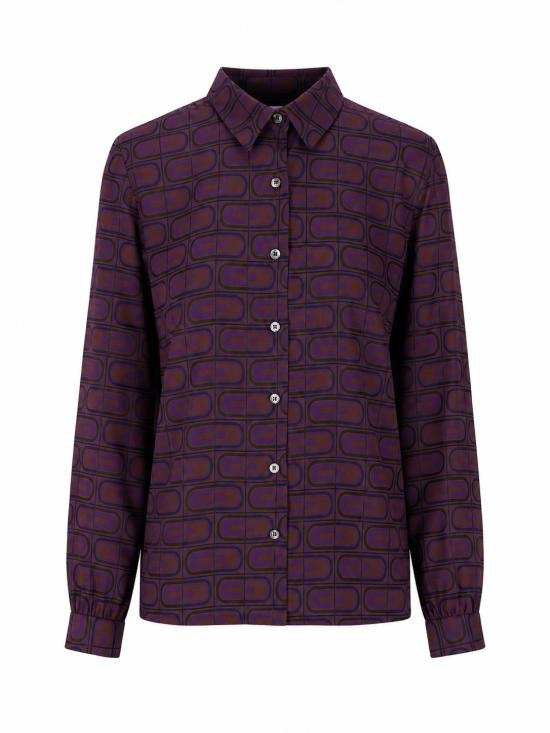 26FW 로라 우비나티 블라우스 I1T05ST 02 PURPLE