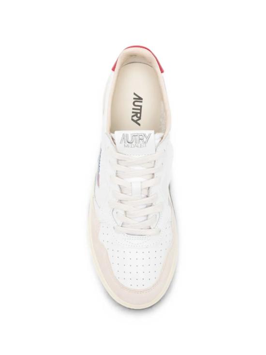 26FW 오트리 메달리스트 로우 스니커즈 AULMLS21099 LEAT WHITE - AUTRY
