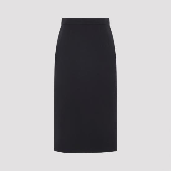 26FW 보테가베네타 스커트 873834V6NP0 1010 BLACK - BOTTEGA VENETA