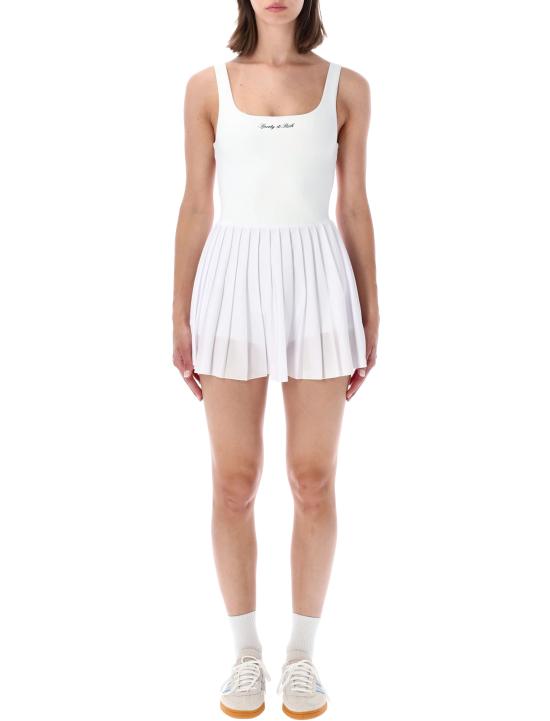 26SS 스포티앤리치 숏 원피스 DR00975326WH01 49 WHITE