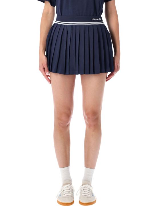 26SS 스포티앤리치 숏 스커트 SK01275326BL106 3902 DARK NAVY WHITE