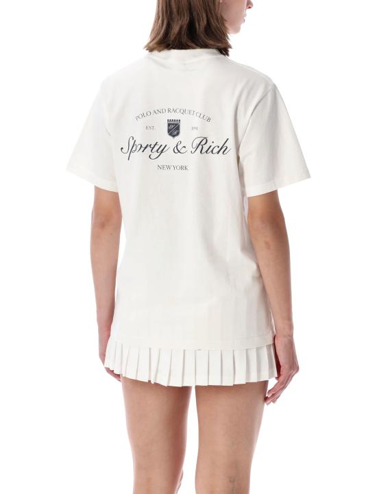 26SS 스포티앤리치 반팔 티셔츠 TO11975325WH01 48 WHITE - SPORTY & RICH