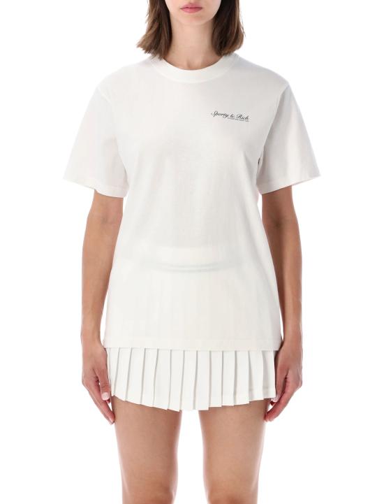 26SS 스포티앤리치 반팔 티셔츠 TO11975325WH01 48 WHITE