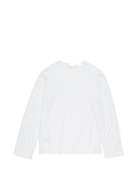 26SS 아크네 스튜디오 로고 티셔츠 릴렉스드 핏 CL0439AEG White - ACNE STUDIOS