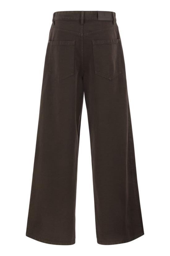 26FW 브루넬로 쿠치넬리 스트레이트 팬츠 M0H81P4075 C4299 DARK BROWN - BRUNELLO CUCINELLI