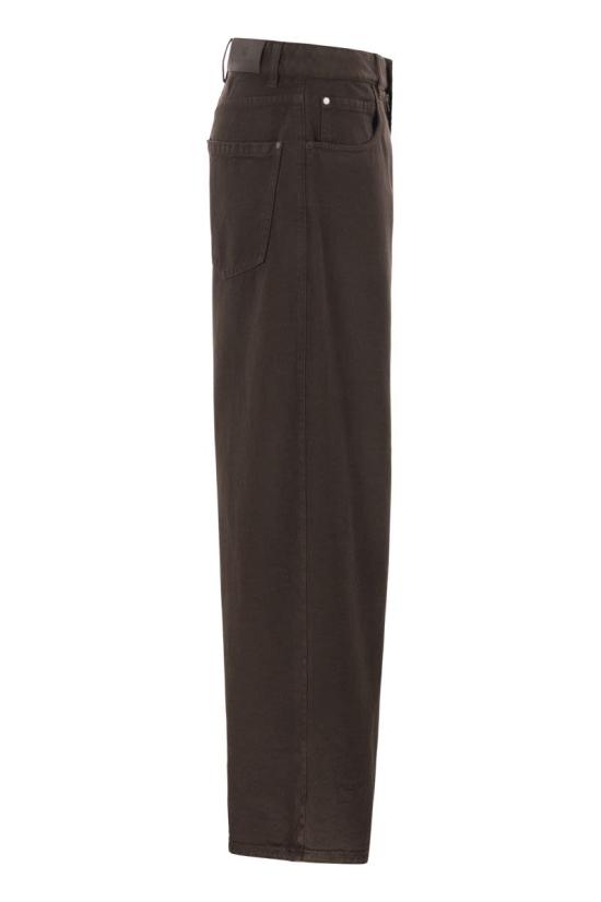 26FW 브루넬로 쿠치넬리 스트레이트 팬츠 M0H81P4075 C4299 DARK BROWN - BRUNELLO CUCINELLI