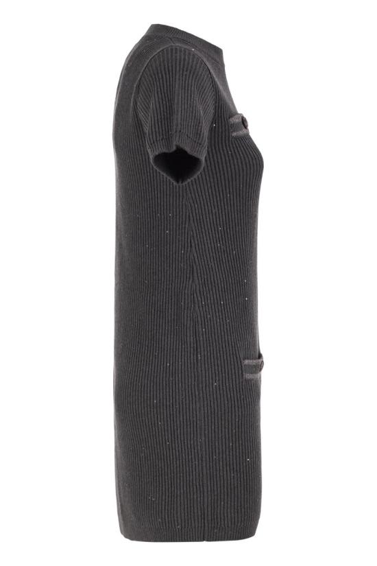 26FW 브루넬로 쿠치넬리 미디 원피스 MDV745A90 C2079 ANTHRACITE - BRUNELLO CUCINELLI