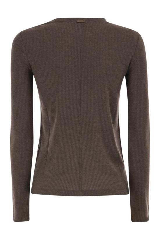 26FW 막스마라 긴팔 티셔츠 2621946031600 004 BROWN - MAX MARA
