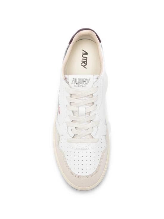26FW 오트리 메달리스트 로우 스니커즈 AULMLS18 WHITE BROWN - AUTRY