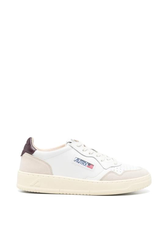 26FW 오트리 메달리스트 로우 스니커즈 AULMLS18 WHITE BROWN