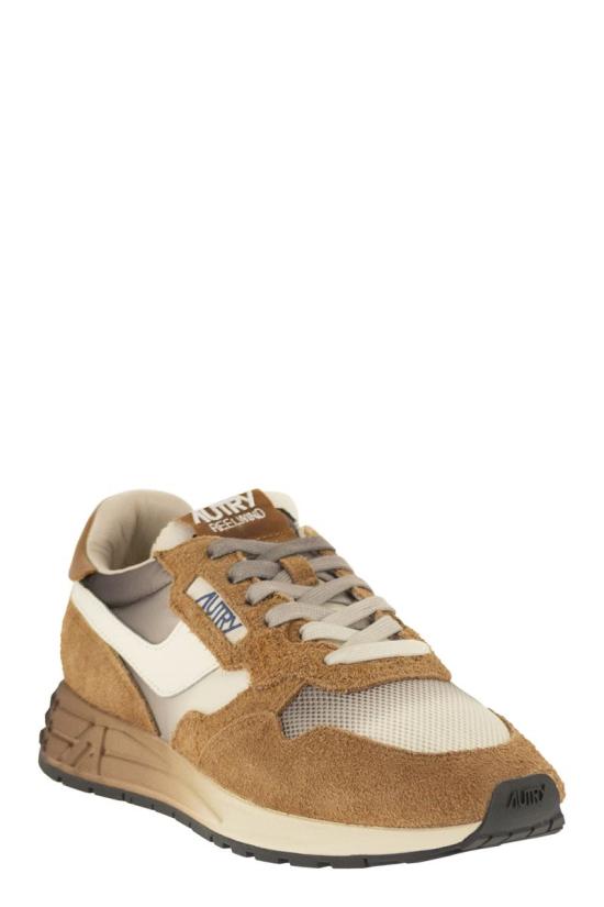 26FW 오트리 릴윈드 로우 나일론 스웨이드 스니커즈 WWLMDI04 LIGHT BROWN - AUTRY