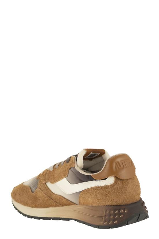 26FW 오트리 릴윈드 로우 나일론 스웨이드 스니커즈 WWLMDI04 LIGHT BROWN - AUTRY