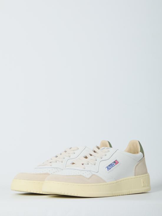 26FW 오트리 메달리스트 로우 스니커즈 AULMLS17 WHITE GREEN - AUTRY