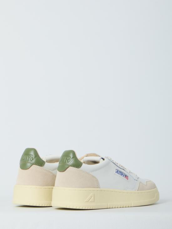26FW 오트리 메달리스트 로우 스니커즈 AULMLS17 WHITE GREEN - AUTRY