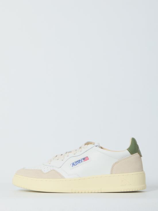 26FW 오트리 메달리스트 로우 스니커즈 AULMLS17 WHITE GREEN - AUTRY