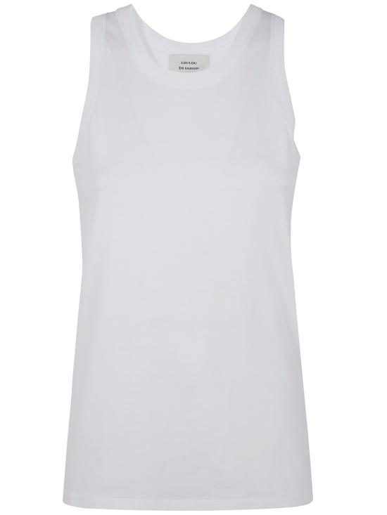 26SS 루루 드 세종 민소매 티셔츠 POSOLDS WHITE