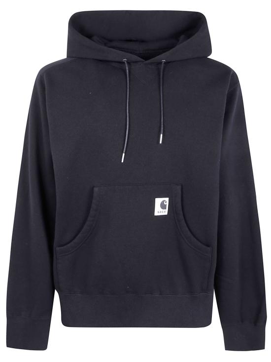 25FW 사카이 X 칼하트 WIP 후드 티셔츠 2500993S 001 BLACK