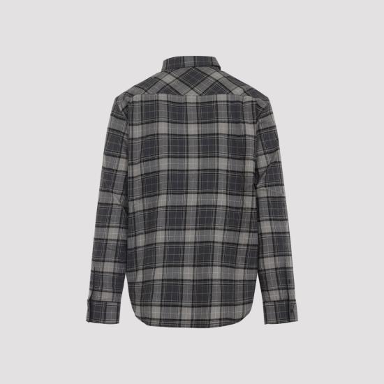 25FW 오프화이트 긴팔 셔츠 OMGE04MF25FAB003 0710 GREY - OFF WHITE