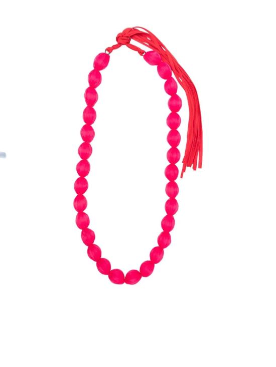 25FW 플리츠플리즈 목걸이/팬던트 PP59AK211 22 PINK PURPLE