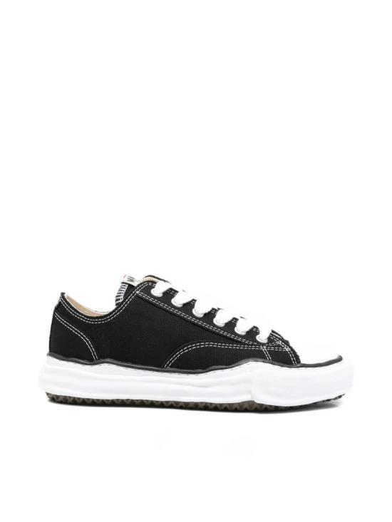 26SS 메종 미하라 야스히로 피터슨 OG 솔 캔버스 로우 A01FW702098 BLACK